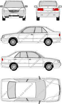 Lancia Dedra, Limousine, 4 Doors