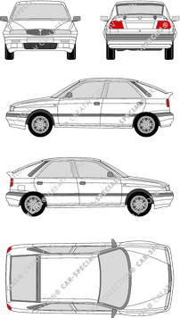 Lancia Delta, Kombilimousine, 5 Doors