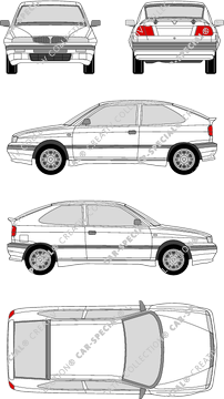 Lancia Delta HPE, HPE, Hatchback, 3 Doors