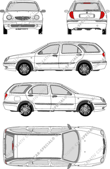 Lancia Lybra Station Wagon personenvervoer (Lanc_011)