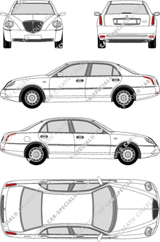 Lancia Thesis Limousine, 2002–2009 (Lanc_012)