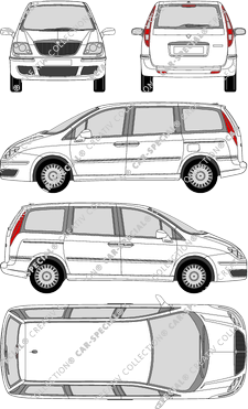 Lancia Phedra, station wagon, 5 Doors (2002)