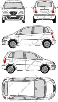 Lancia Musa, Station wagon, 5 Doors (2004)