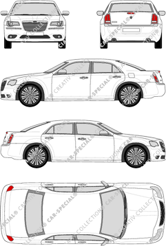 Lancia Thema limusina, 2012–2014 (Lanc_019)