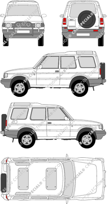 Land Rover Discovery, 1, station wagon, 3 Doors (1994)