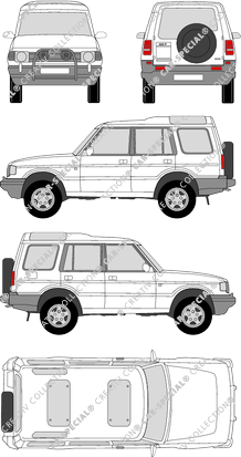 Land Rover Discovery, 1, combi, 5 Doors (1994)
