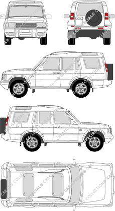 Land Rover Discovery, 2, station wagon, 5 Doors (1998)