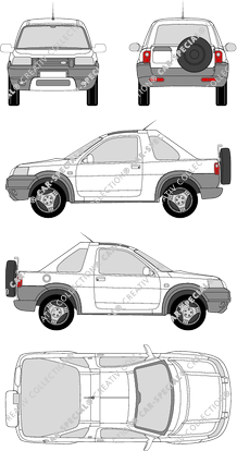 Land Rover Freelander Station wagon, 1997–2003 (Land_011)