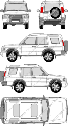 Land Rover Discovery, 2, Kombi, 5 Doors (2003)