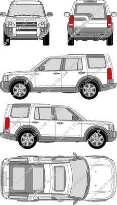 Land Rover Discovery, 3, Station wagon, 5 Doors (2004)