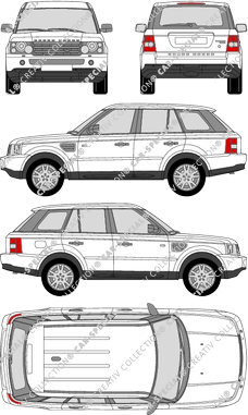 Land Rover Range Rover Sport, Sport, station wagon, 5 Doors (2005)