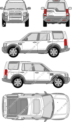 Land Rover Discovery, 3, combi, 5 Doors (2007)