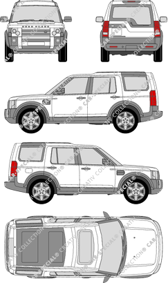 Land Rover Discovery, 3, Kombi, 5 Doors (2007)