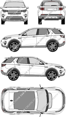 Land Rover Discovery Sport, combi, 5 Doors (2015)