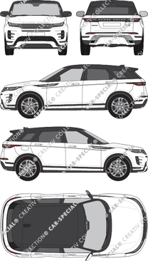 Land Rover Range Rover Evoque R-Dynamic, station wagon, 5 Doors (2019)