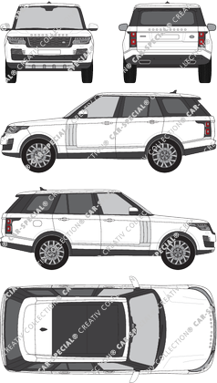 Land Rover Range Rover break, 2018–2021 (Land_038)
