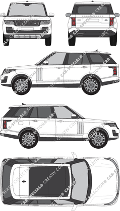 Land Rover Range Rover, station wagon, 5 Doors (2018)