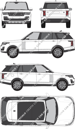 Land Rover Range Rover, Station wagon, 5 Doors (2018)