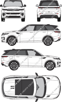 Land Rover Range Rover Sport, Kombi, 5 Doors (2022)
