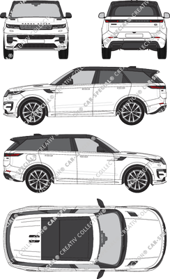 Land Rover Range Rover Sport, station wagon, 5 Doors (2022)