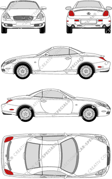 Lexus SC 430 cabriolet, 2001–2006 (Lexu_009)