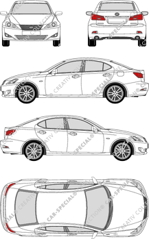 Lexus IS 250 Limousine, 2005–2009 (Lexu_012)