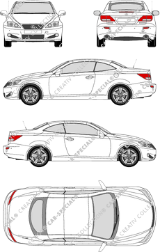 Lexus IS 250 C, C, sedan, 2 Doors (2009)