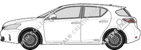 Lexus CT 200h Hatchback, 2011–2014