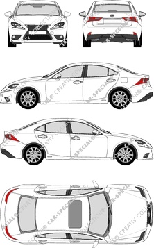 Lexus IS 300h, a partire da 2014 (Lexu_019)