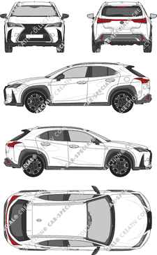 Lexus UX, break, 5 Doors (2018)