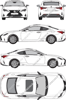 Lexus RC Coupé, current (since 2019) (Lexu_029)