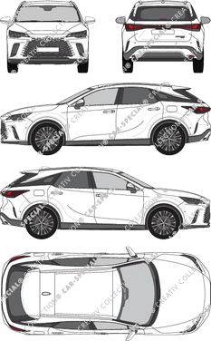 Lexus RX 450h+ station wagon, attuale (a partire da 2022) (Lexu_033)