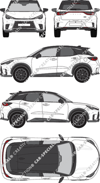 Lexus LBX, aktuell (seit 2024) (Lexu_035)