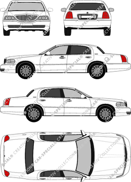 Lincoln Town Car, Limousine, 4 Doors (2003)