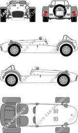 Lotus Super Seven Roadster, 1961–1968 (Lotu_003)