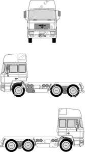 MAN F2000/M2000, Hochdach, G-Fahrerhaus