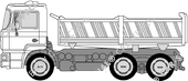 MAN F2000/M2000 tipper lorry