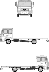 MAN L2000, Fahrerhaus lang