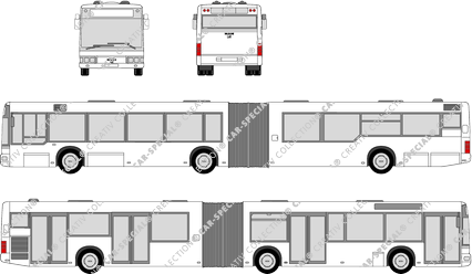 MAN NG 263/313 bus articulé à plancher surbaissé (MAN_012)