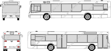 MAN NL 202, bus à plancher surbaissé