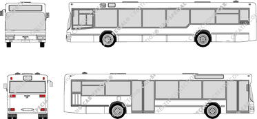 MAN NL 202, bus bajo