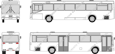 MAN SL 202 public service bus (MAN_018)