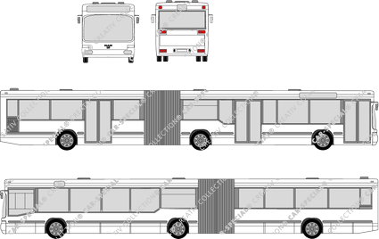 MAN NG 272, bus articulé à plancher surbaissé