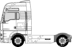MAN TGA tractor unit, from 2000
