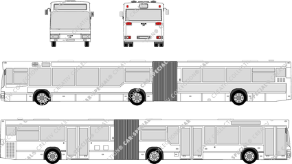 MAN NG 312 low-floor articulated bus (MAN_042)