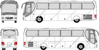MAN Lion's Star RHS 414/464 Türanordnung 2, RHS 414/464, configuration de porte 2, Bus (2002)