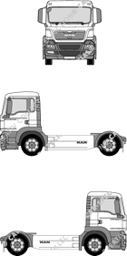 MAN TGS, Tractor, cabina M (2007)