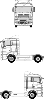 MAN TGX, Trattore, XL-Fahrerhaus mit Aeropaket (2007)