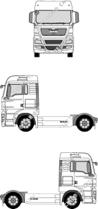 MAN TGX, tractor unit, XLX cab (2007)
