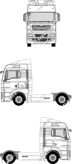 MAN TGX, Trattore, XLX-Fahrerhaus mit Aeropaket (2007)